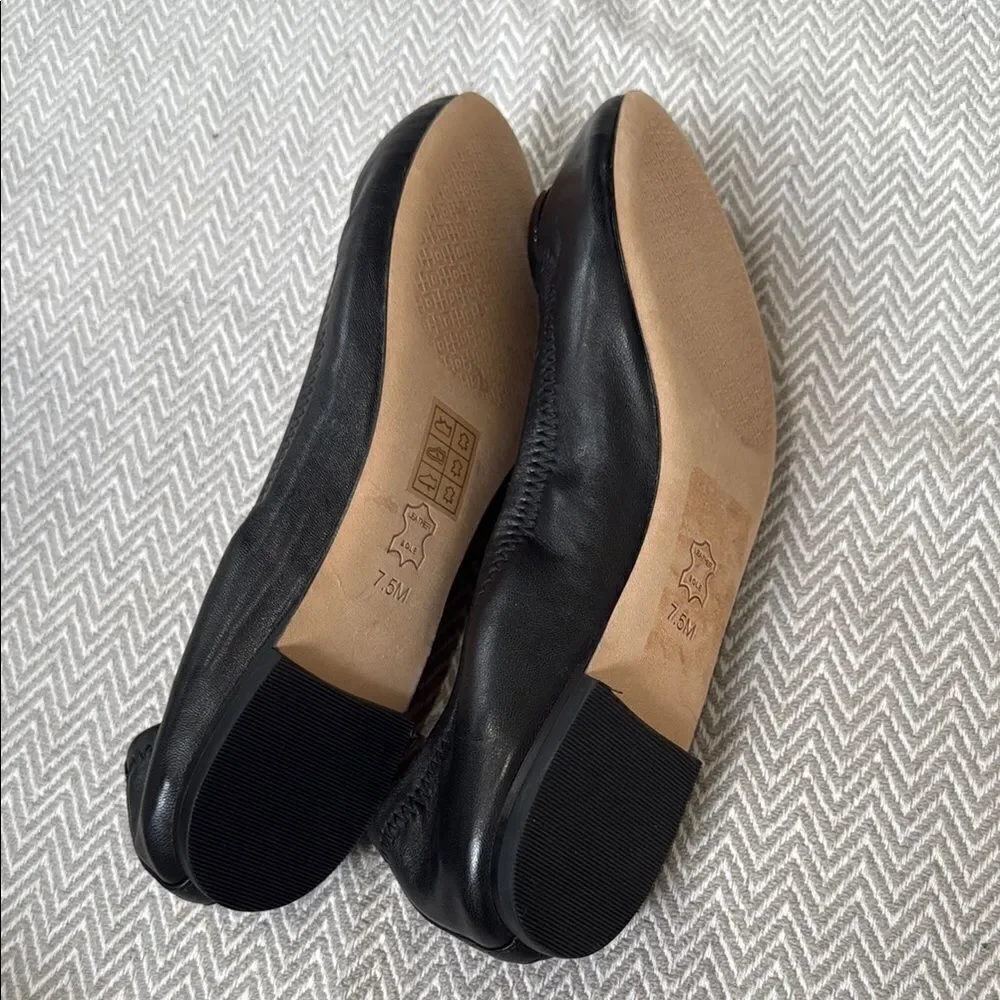 Tory Burch Black Ballet Flats 7.5